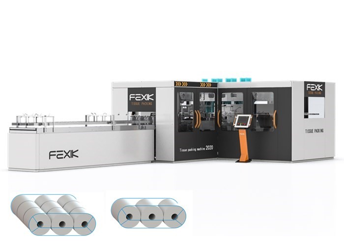 3 Channels 40packs/Min 380V Toilet Tissue Making Machine For Facial Paper