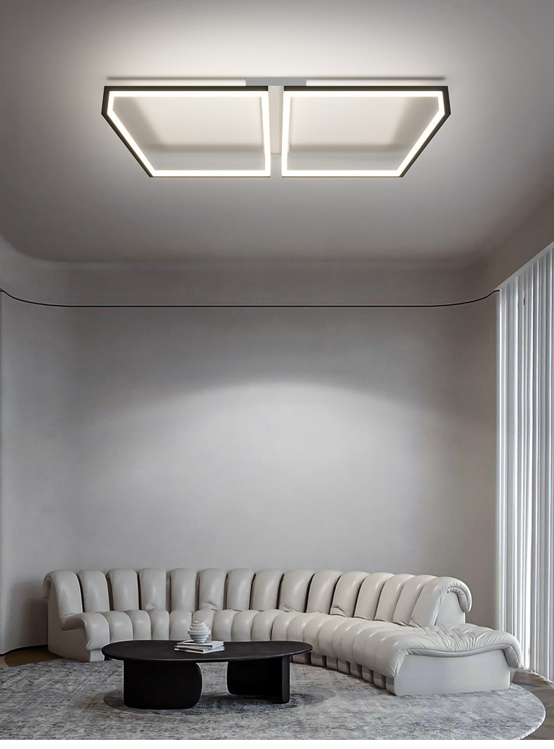 Modern Living Room Ceiling Lights Nordic Creative Atmospheric Bedroom Room square ceiling light(WH-MA-295)