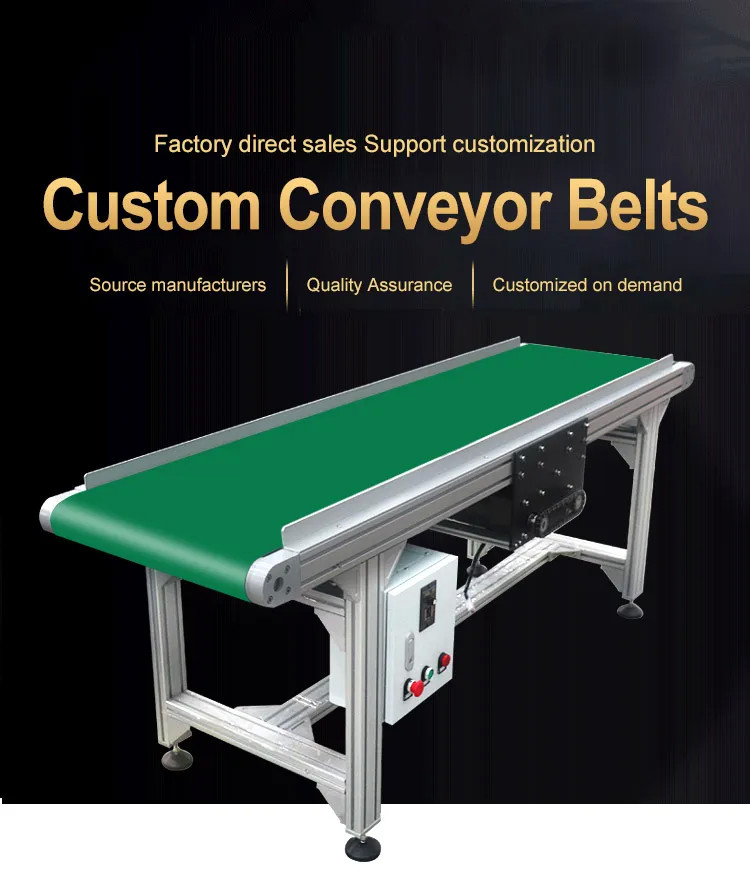 Aluminium / Steel Frame Straight Belt Machines Modular Belt Conveyor For Production Line