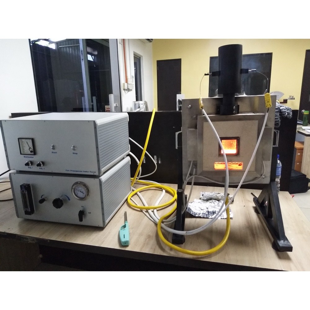 BS 476-6 Propagation Flammability Testing Machine For Building Materials and Structures