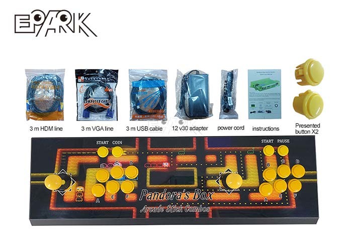 Family Pandora Box Arcade Console With Custom Joystick