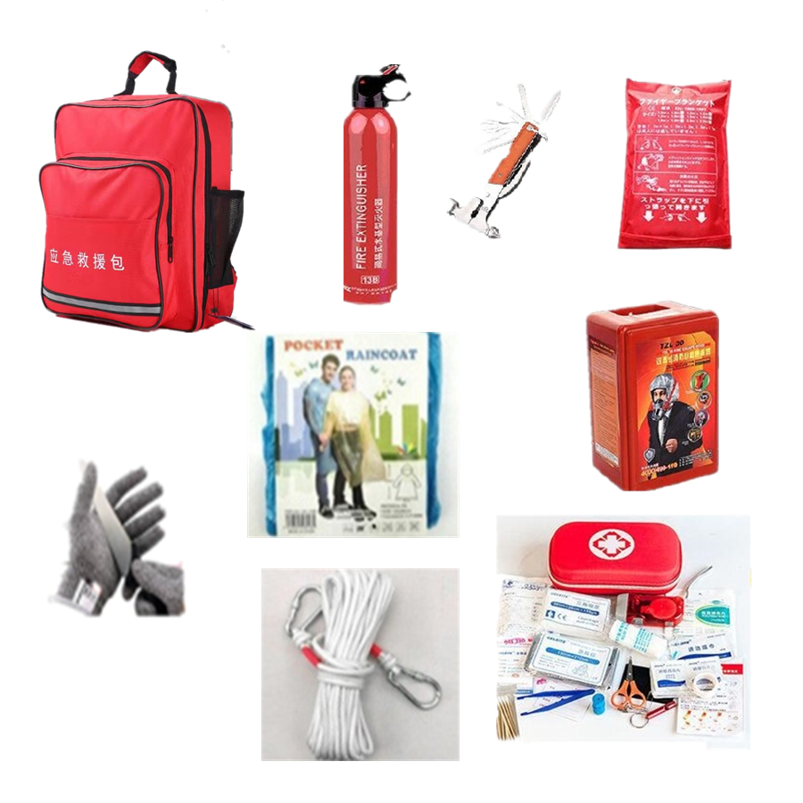 Emergency First Aid Kit Survival Gear Kit Outdoor Emergency Medical Fire Rescue Bag Travel First Aid Kit