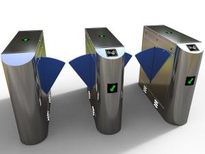  Full Automatic Half Height Turnstile , Stainless Steel 316 Gate Barrier System Manufactures