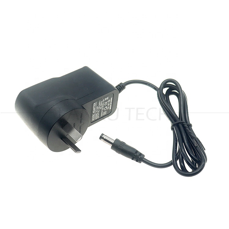 High Quality Au Eu Us Uk Plug 220-240v Ac to 12v 9v 5v Dc 5.5x2.1mm 2.5mm Jack Power Adapter for Modem Router Monitor