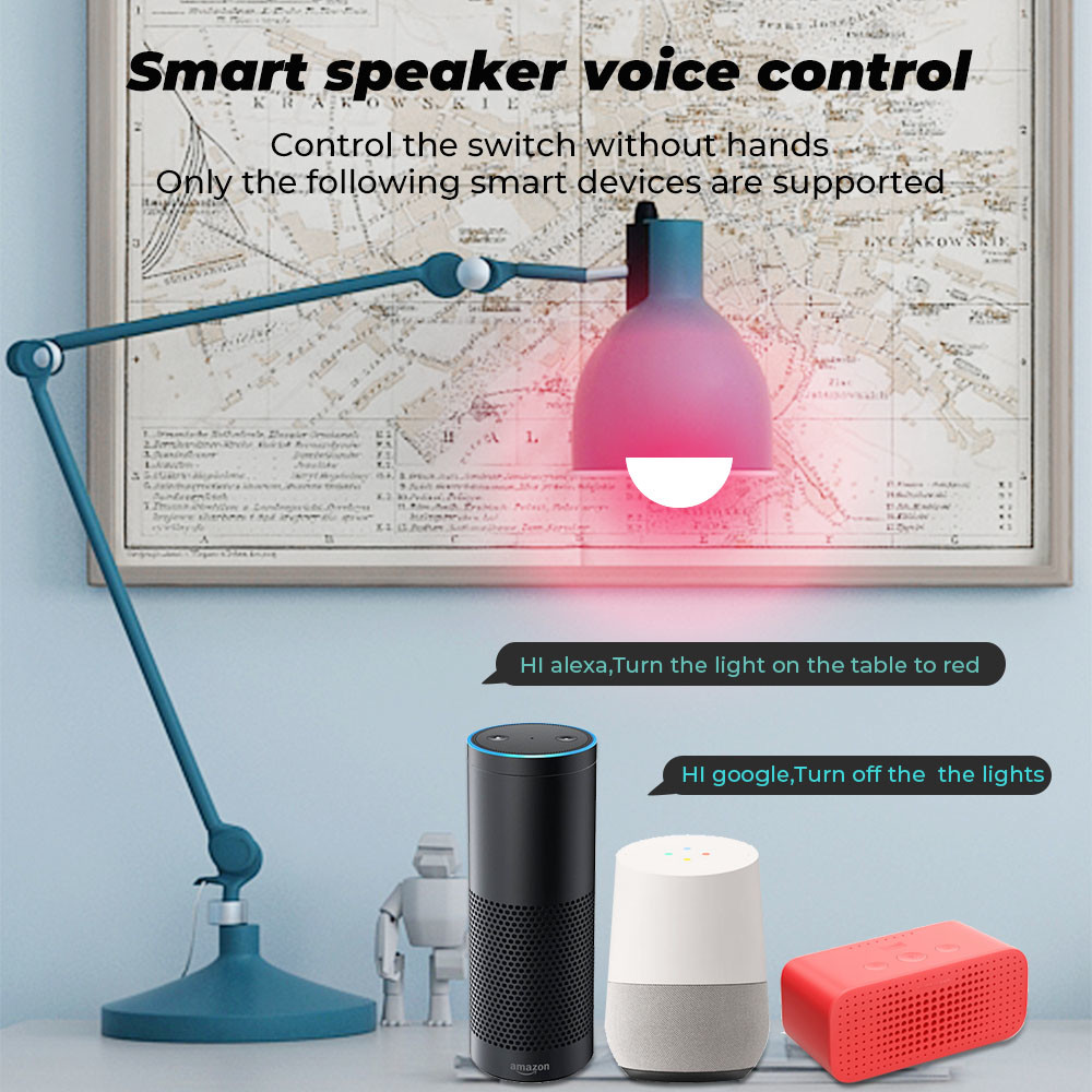 Tuya Zigbee 10W Smart Light Bulb E27 RGB LED Lamp Dimmable Timing Smart Life APP Voice Control For Google Home Alexa