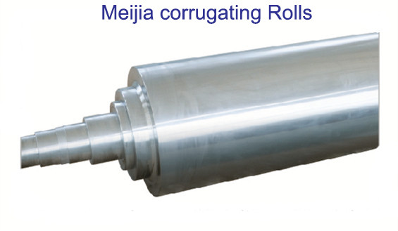 Hard Chrome HRC55 Regrinding Alloy Steel Corrugating Rolls