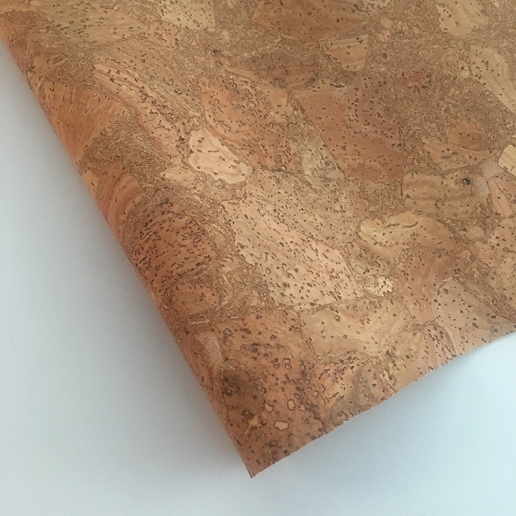 53'' Cork Leather Fabric Customized Color 0.4±0.05mm Thick For Shoes Application