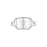 Buy cheap Toyota Corolla EX Ceramic Brake Pad D817 04465-20540 Akebono Front Brake Pads from wholesalers