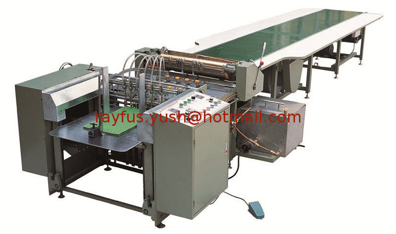 Automatic Paper Sheet Feeding Pasting Machine, Automatic Feeding, Hot-melt Glue, Gift box making