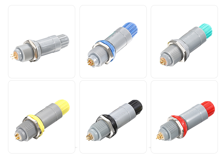 SRD.PKG 1P Circular Plastic Connector Fixed Female 9 Pin Socket Connector IP50