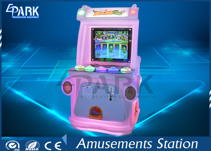 Hitting Crocodile Redemption Arcade Games / Coin Operated Toy Vending Machine