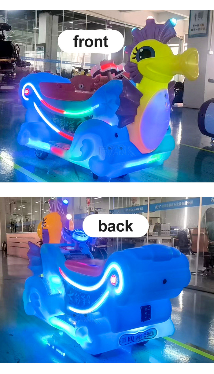 Remote Control 360 Degree Electric Kids Bumper Car With Colorful Lights