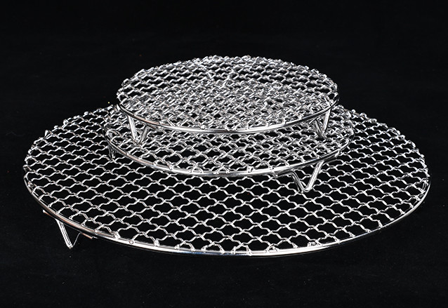 Rectangular Bbq Woven Crimped Wire Mesh 430 Stainless Steel