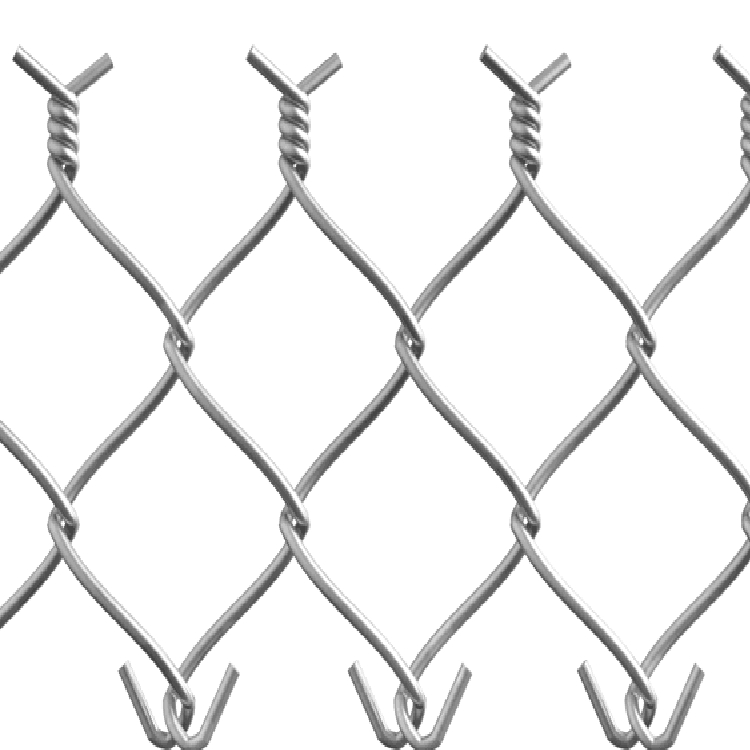 8ft HIGH X 25ft ROLLS Diamond Galvanized Chain Link Fence Panels Abrasion Proof