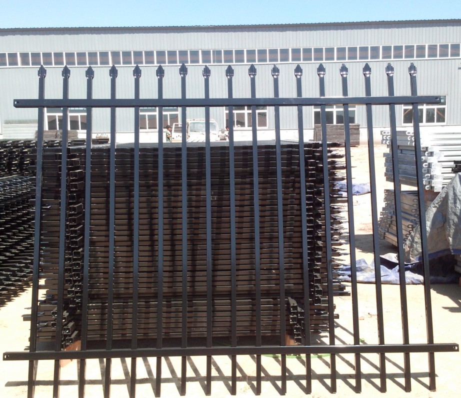 Steel Iron Fence Spear Top Fence Panels 2400mm (H) x 2100mm (W)