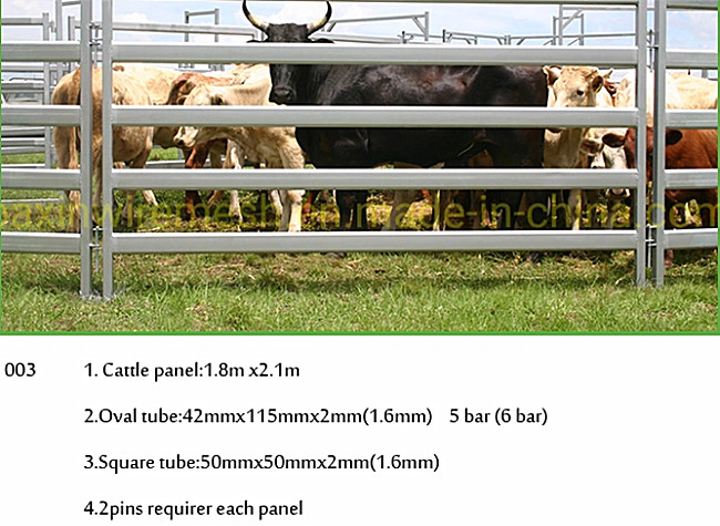 Welded 12 Foot Corral Panels Oval Tube Metal Corral Fence