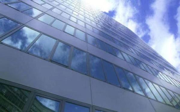 Metal Ceilings Sound Insulation Curtain Wall / Aluminum Curtain Wall for Good