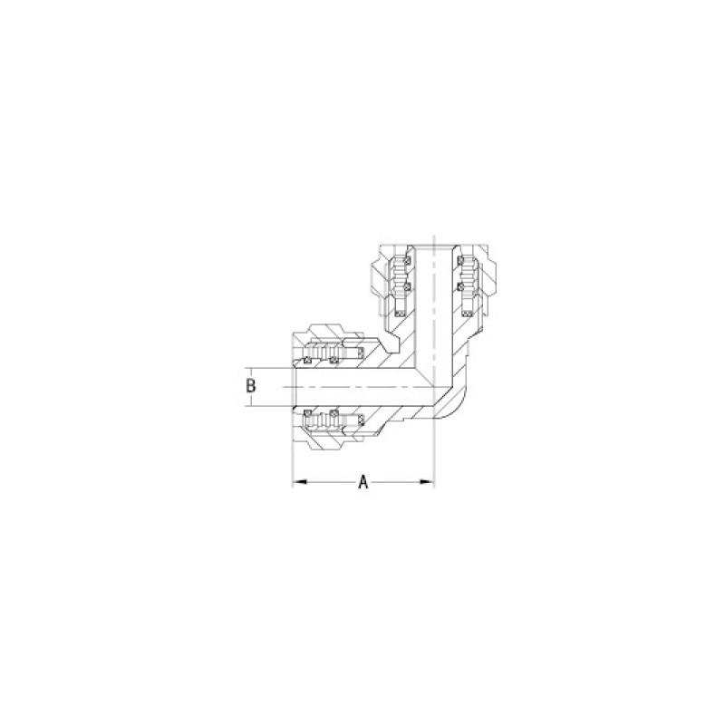 Forged Brass 90 Degree Elbow , Brass Union Straight Connector