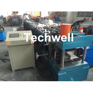 1.5" Chain Drive Z Shaped Purlin Roll Forming Machine With PLC Frequency Control