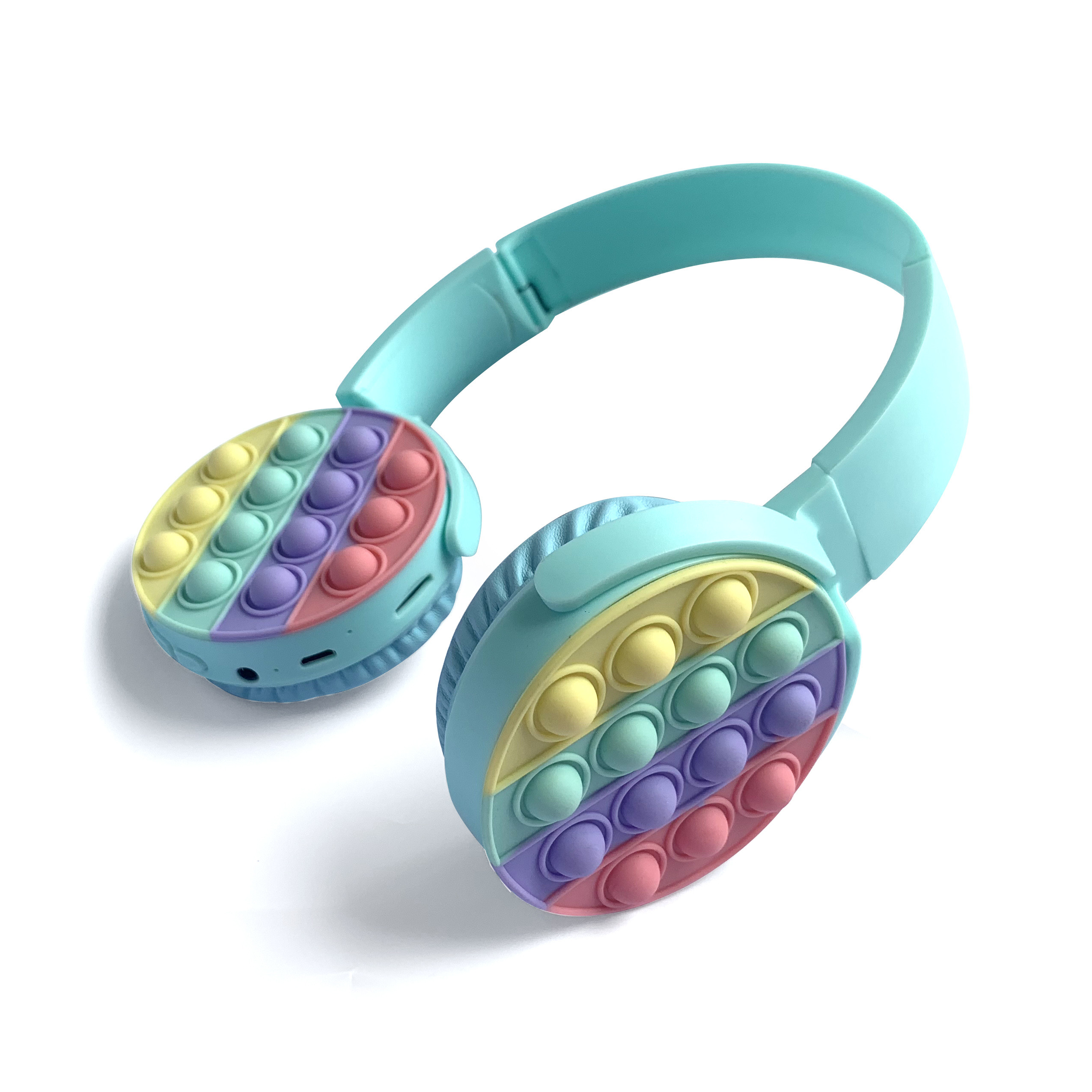 ABS Stereo Bluetooth Headphone Pressure Relieved Panel Folding Wireless Headset