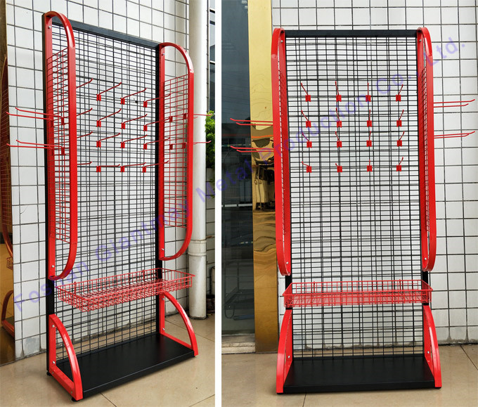Shop Stand For Candy Chips Wire Grid Display Racks