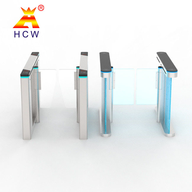 0.5s 0.8s High Speed Flap Barrier Turnstile RFID Access Control Pedestrian Swing Gate