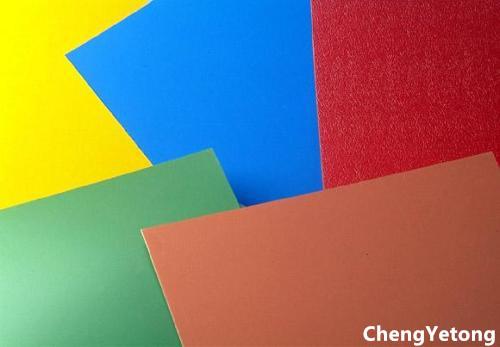 HDP Coating Plain Coloured Galvanised Sheets , Chemical Resistance Pre Coated