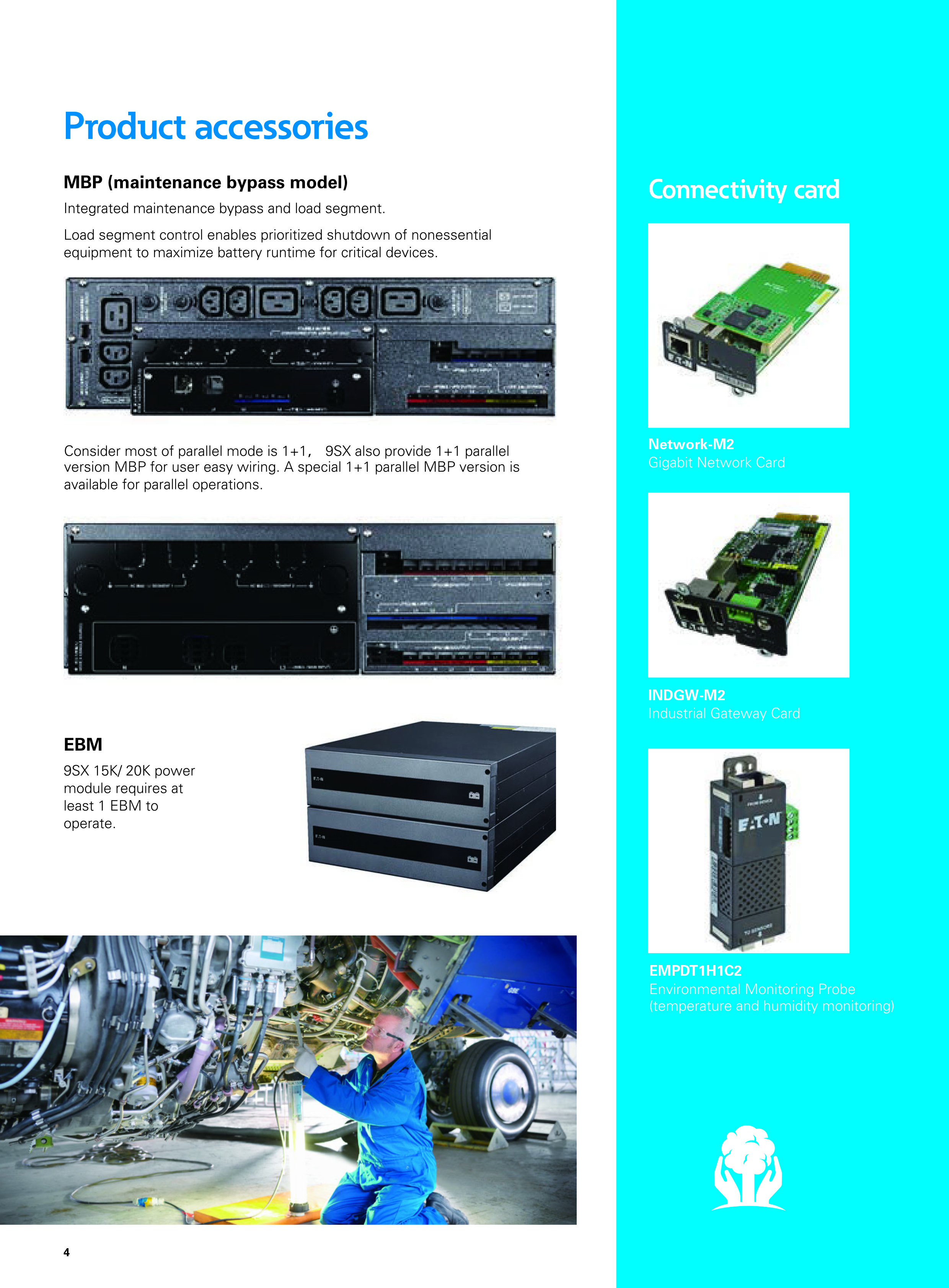 Eaton 15KVA 20KVA 50KVA 200KVA 250KVA 300KVA online ups RACK MOUNT TOWER TYPE High Performance Online Built in Battery UPS