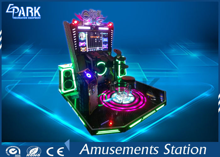 Electric Music Arcade Jazz Drum Simulator Coin Pusher