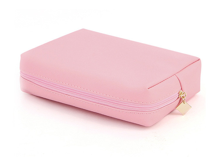 Simple And Bueatiful Zippered Cosmetic Bag Pouch For Lady Travelling