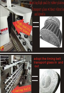 9 Spindle Vertical Glass Straight Line Beveling Machine