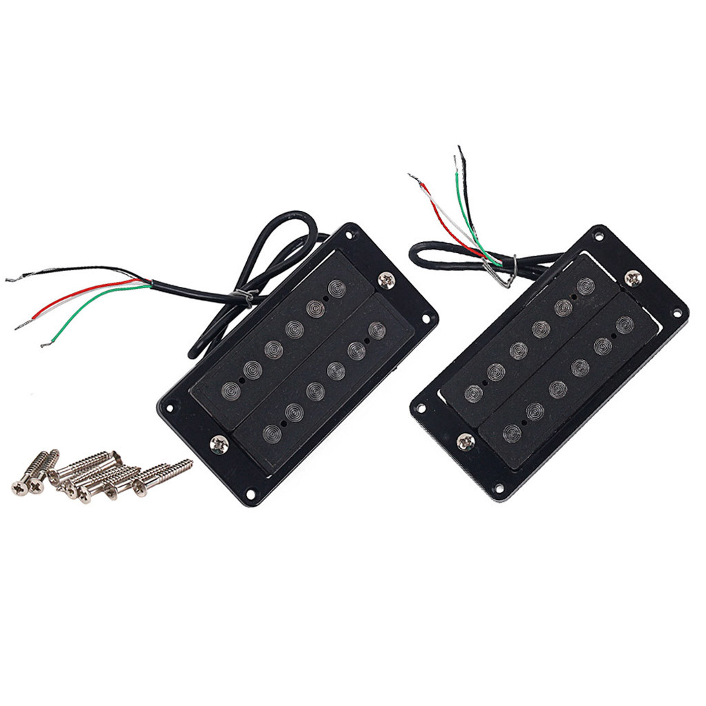 5 Magnet Alnico Humbucker Pickup Set N17.9K/B18.8K With Carbon Fiber Cover