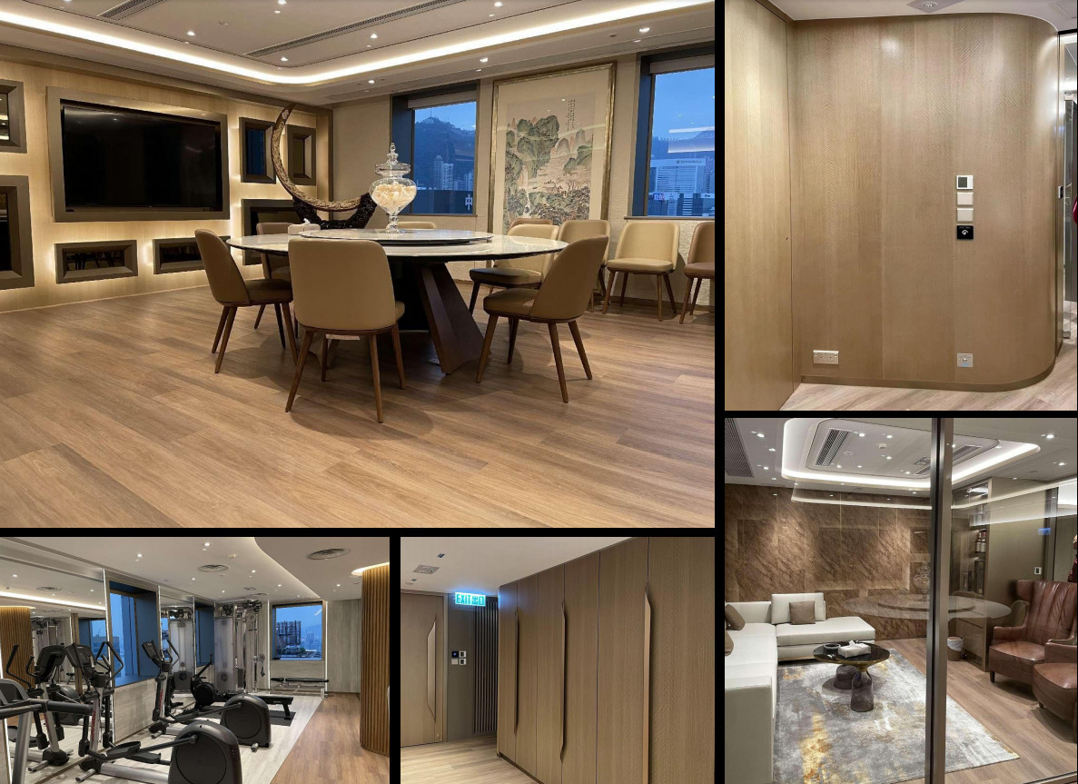 4mm - 6mm ABA SPC Flooring High Strength And Good Toughness