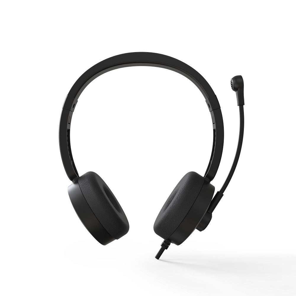 ETEK Noise-Cancelling Wired Headset Blocks Out Noise For Immersive Sound In Meetings Work Or Gaming