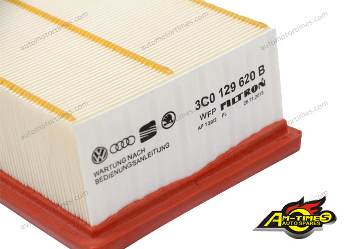 PU rubber Car Engine Air Filter For AUDI Q3 TT VW GOLF New Model 1K0 129 620 D 3C0 129 620 A 5C0 129 620