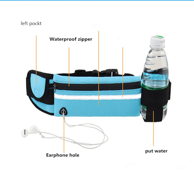 OEM Sports Bag Running Waist Bag Pocket Jogging Portable Waterproof Cycling Outdoor Phone Anti-theft Pack Belt Bags