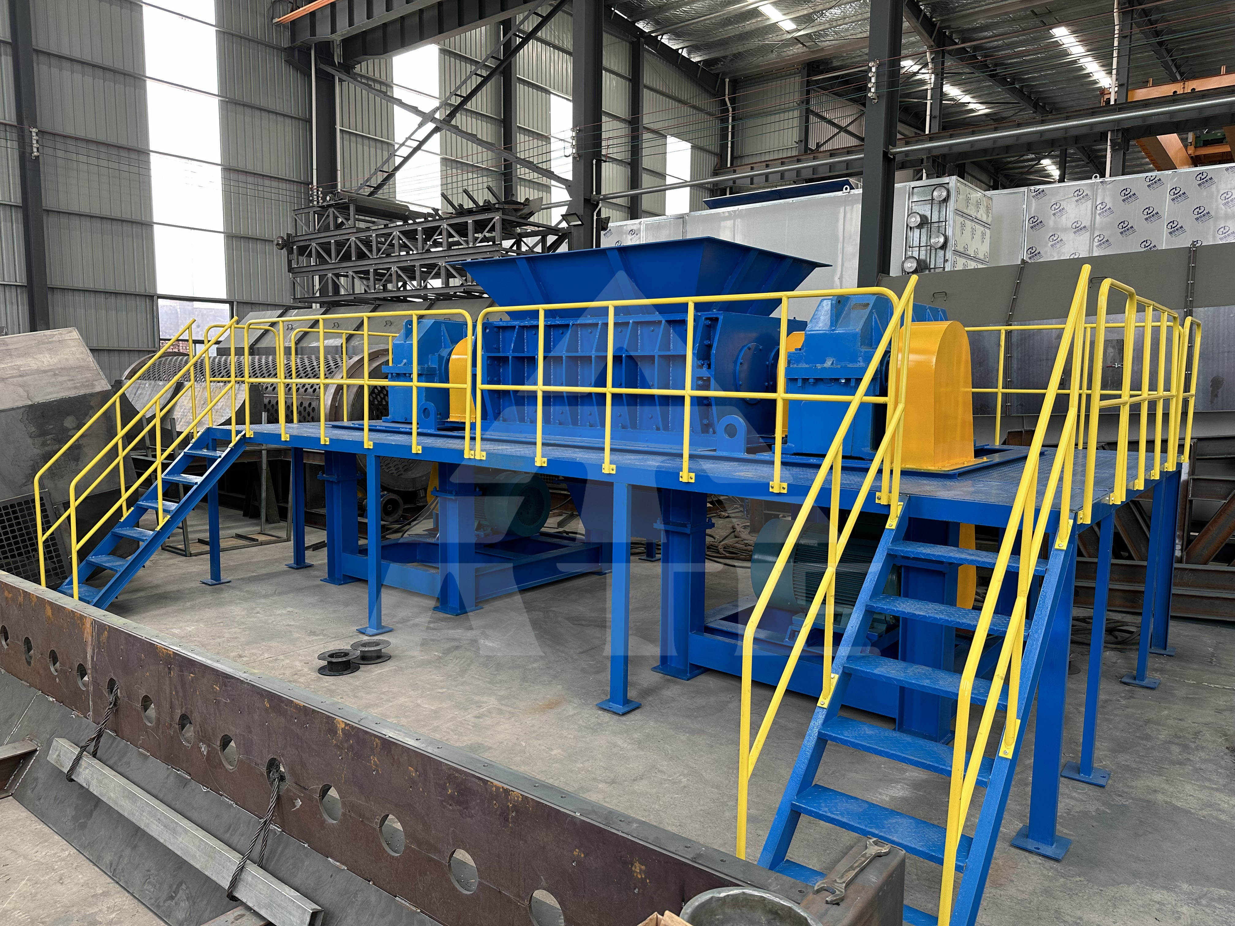 Aluminum Radiator Metal Shredder Aluminum Rim Metal Chip Shredder