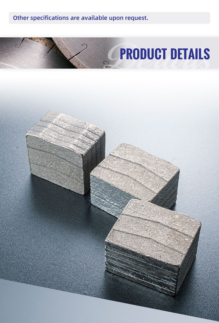 2400mm Diamond Segment for Granite Mining Quarry Machine Shipping FEDEX UPS EMS DHL TNT