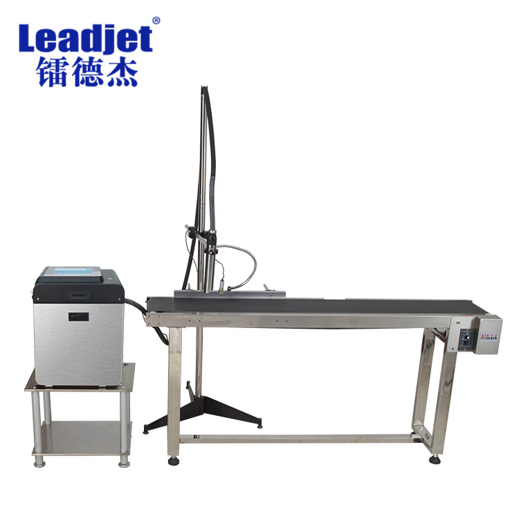 Non - Contact Continuous Inkjet Date Printer High Speed 1-3 Lines 1.5-20mm Font Height