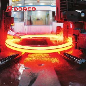  Fully Automated Horizontal Ring Rolling Machine with Water Cooling and Emergency Stop Button for Large Seamless Ring Components Manufactures