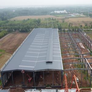 Industrial Steel Structure Building with Hot-Dip Galvanized Frame