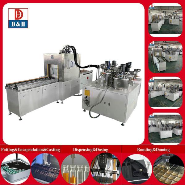Automatic Electronics Parts Production Vacuum Chamber Glue Potting Machine