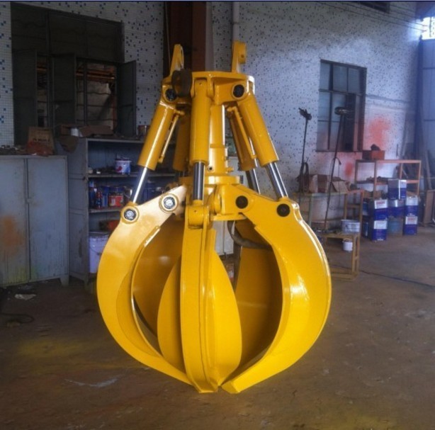 Q355B Hydraulic Grapple Scrap Grabber For PC EX PC 3-75 Ton Excavator