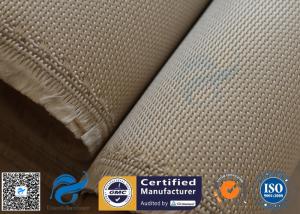  Brown 800℃ Silica Fabric High Temp 1200GSM 50M Roll Anti Corrosion Sealing Manufactures