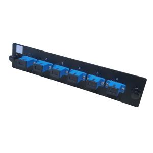 96F 2U Fiber Patch Panel , Fiber Termination Panel 19" For Communication Systems