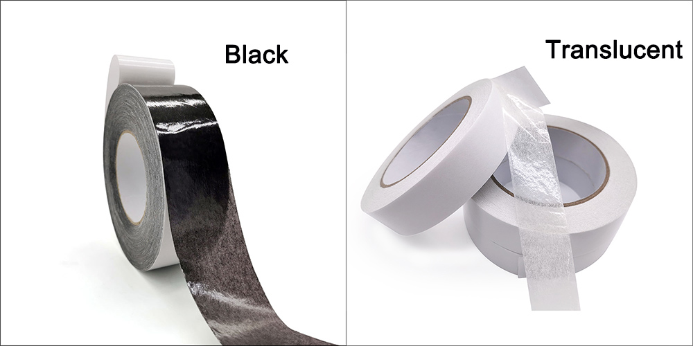 Black Double Sided Paper Tape Tissue Tape