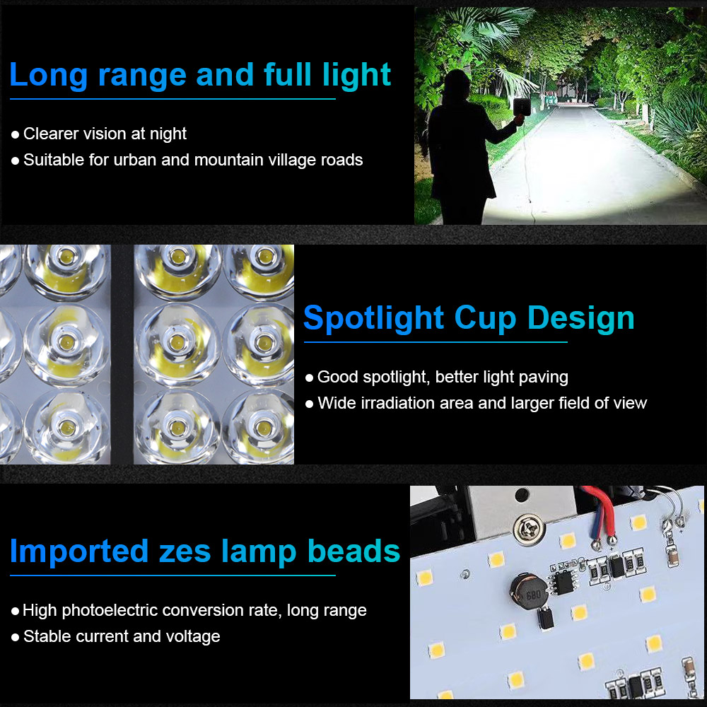 80V 32W 3 Inch Plastic Square Universal LED Headlight Motowolf Spotlight