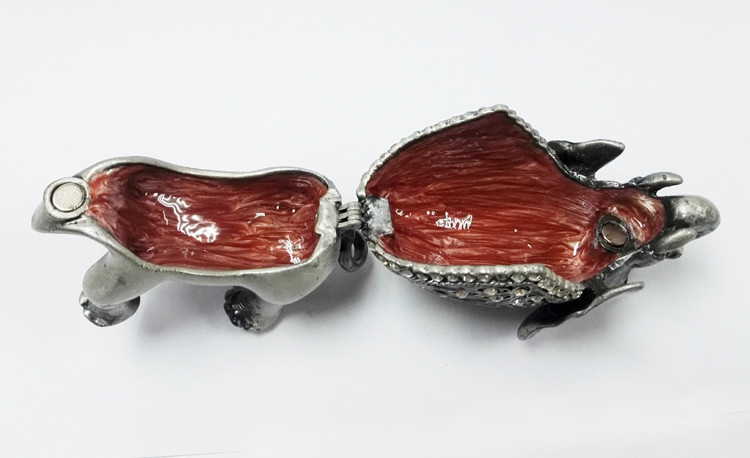 Elephant jewelry box rhinestone animal gift box for jewelry wedding gift