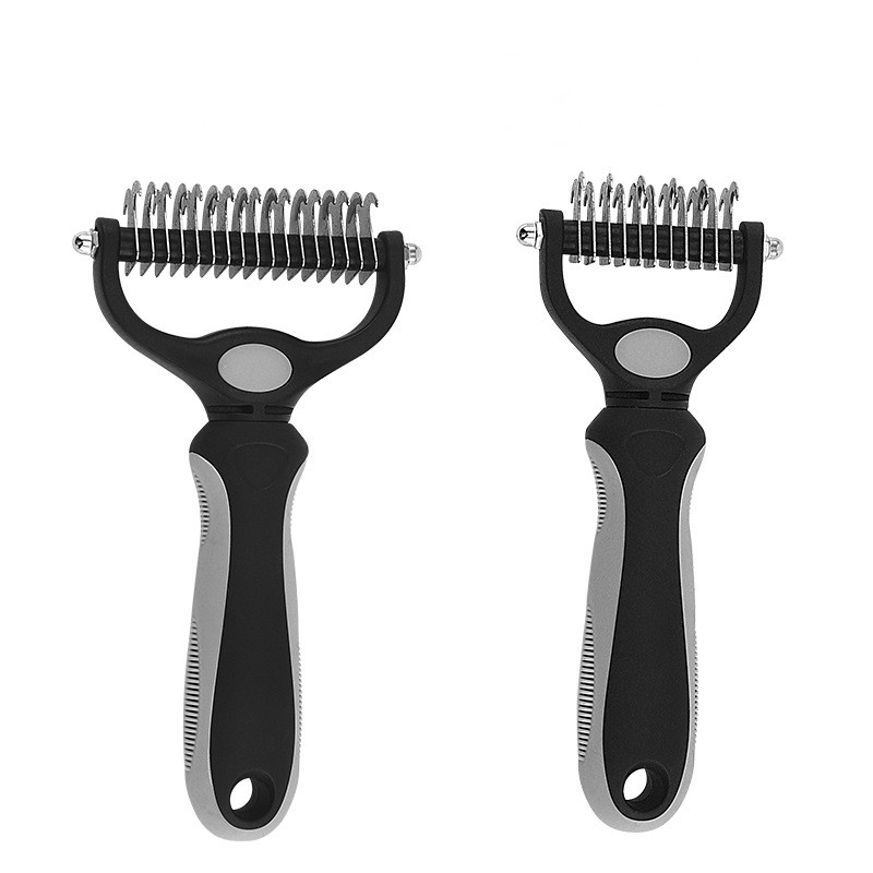 Pet Shredding Brush Portable Stainless Steel Pet Hair Remover