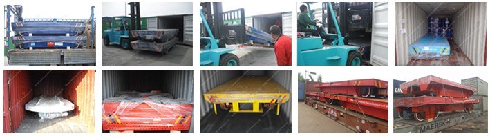 Heavy Duty Hydraulic lift Steel Coil Car Transfer System with Safety Sensors for Material Handling